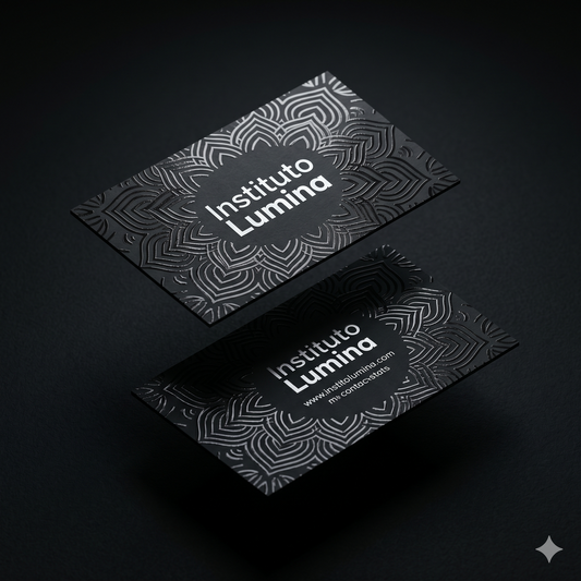 Cartão de Visita Couchê 300g - Verniz Localizado - Lam. Fosca FV